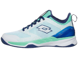 Женские Кроссовки теннисные Lotto Mirage 200 Speed W - green cabbage/all white