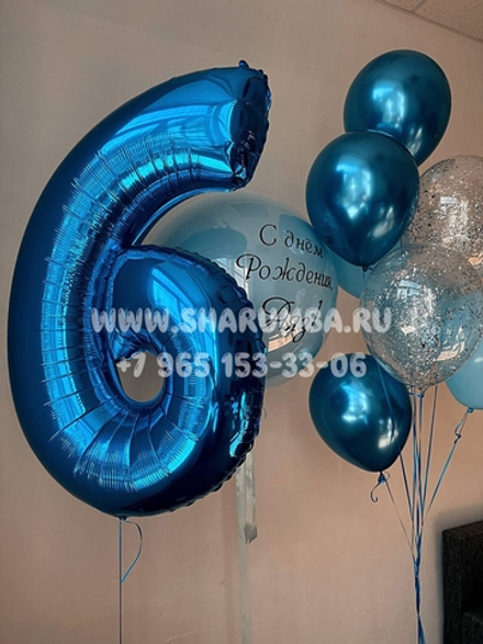 Композиция "Синий блеск"