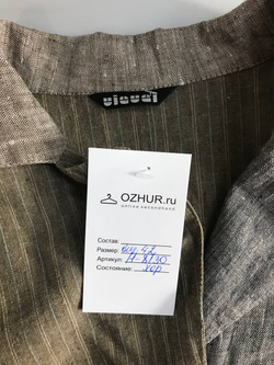 Жакет льняной, визуально на 42 размер