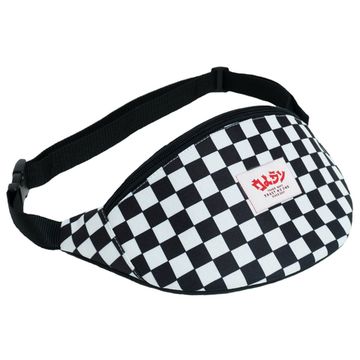 Поясная сумка OLDY. Клетка. Черная