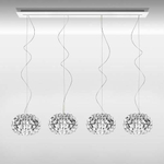 Pendant design lamp  CABOCHE piccola by Foscarini (Amber)