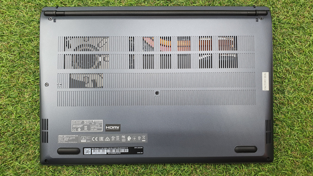 14" Ноутбук MSI Modern 14 B11MOU-1051RU Full HD (1920x1080), IPS, Intel Core i5-1155G7, ядра: 4 х 2.5 ГГц, RAM 8 ГБ, SSD 256 ГБ