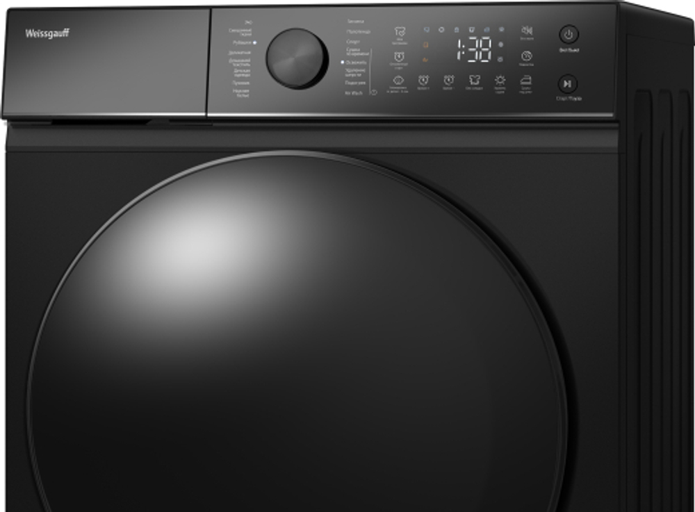 Сушильная машина Weissgauff WD 5910 Heat Pump Matt Black (439034)
