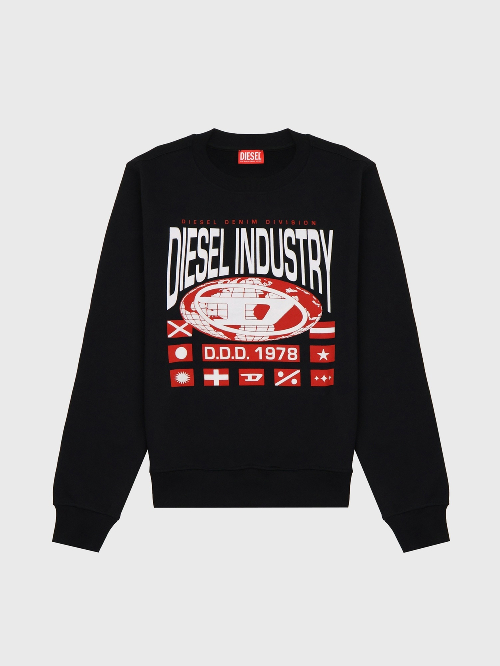 Свитшот Diesel S-GINN-L4 Black