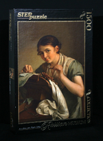 Пазл Step puzzle, "Кружевница" (Русские музеи), 1500 деталей , картонная основа, от 12 лет