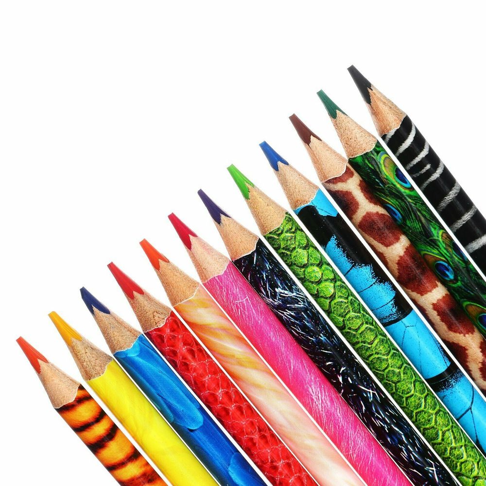 Карандаши цветные MAPED (Франция) "Color'Peps Animals'", 12 цветов, трехгранные, заточенные, европодвес, 832212