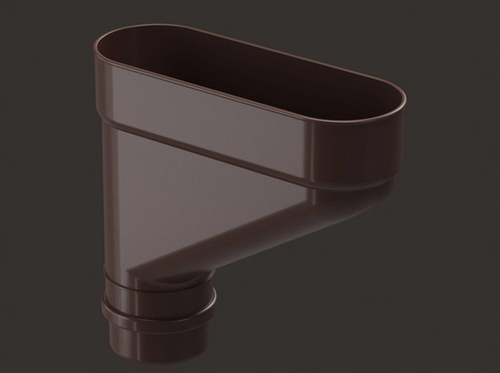 Коллектор водосточный Шоколад RAL 8019