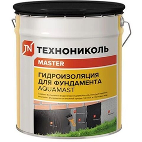 Мастика битумная Технониколь AquaMast для фундамента 18 кг