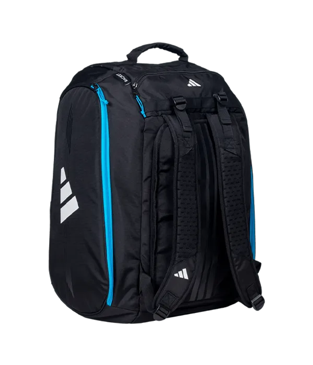 Сумка для падел Adidas Protour Black-Blue 3.4 2025 – вместительная и функциональная