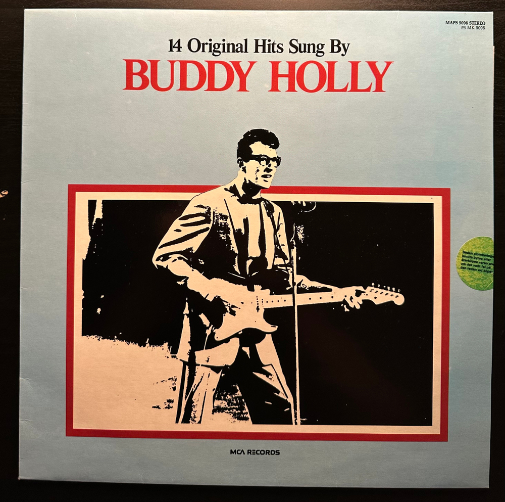 Buddy Holly - 14 Original Hits Sung By Buddy Holly (Швеция 1978г.)
