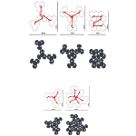 Ceiling design lamp  Skydro by Artemide (6 lampshades)