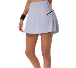 Теннисная юбка Asics Match Pleat - grey blue