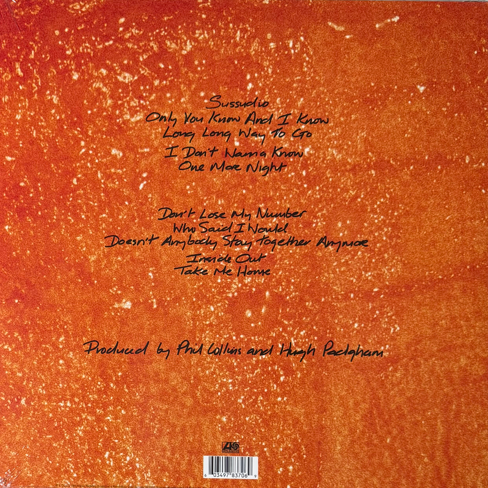 Виниловая пластинка Phil Collins ‎– No Jacket Required LP Clear