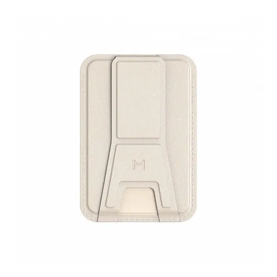Magssory Duo Magnetic Kickstand Wallet Ivory