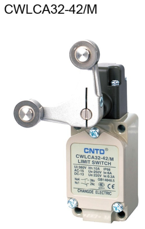 CWLCA32-42/M Конечный выключатель с 2-мя поворотными металлическими роликами