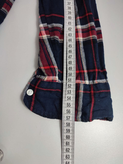 Рубашка H&M в клетку 42 размер