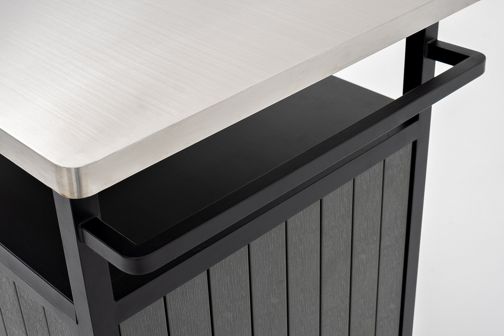 Стол сервировочный из алюминия БЕЙС