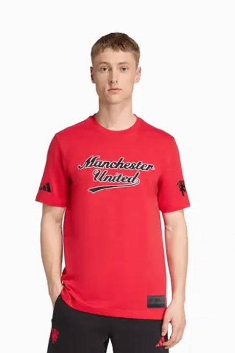 Футболка adidas Manchester United 25/26 US Tee - красный