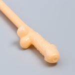 Разноцветные коктейльные трубочки в виде пениса - 5 шт. (Цвет: разноцветный)