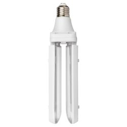 Фитолампа для растений светодиодная ЭРА GREEN LINE ФИТО-20W-PFR-E27-GR 2-х лепестковая полного спектра 20 Вт Е27