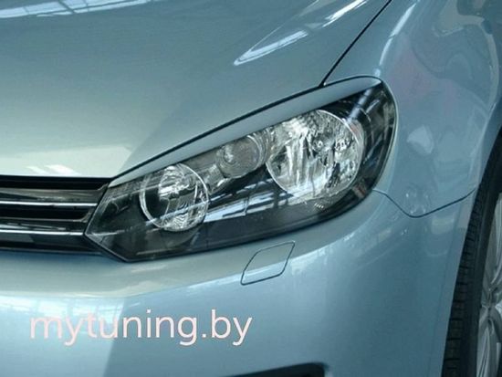 Реснички на фары для Volkswagen Golf 6