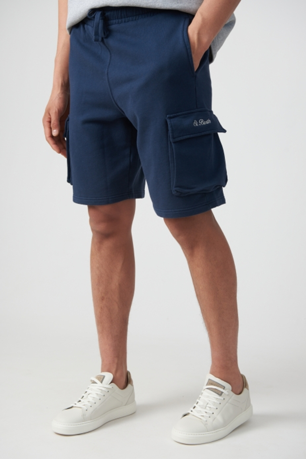 Шорты MC Saint Barth Cargy синий