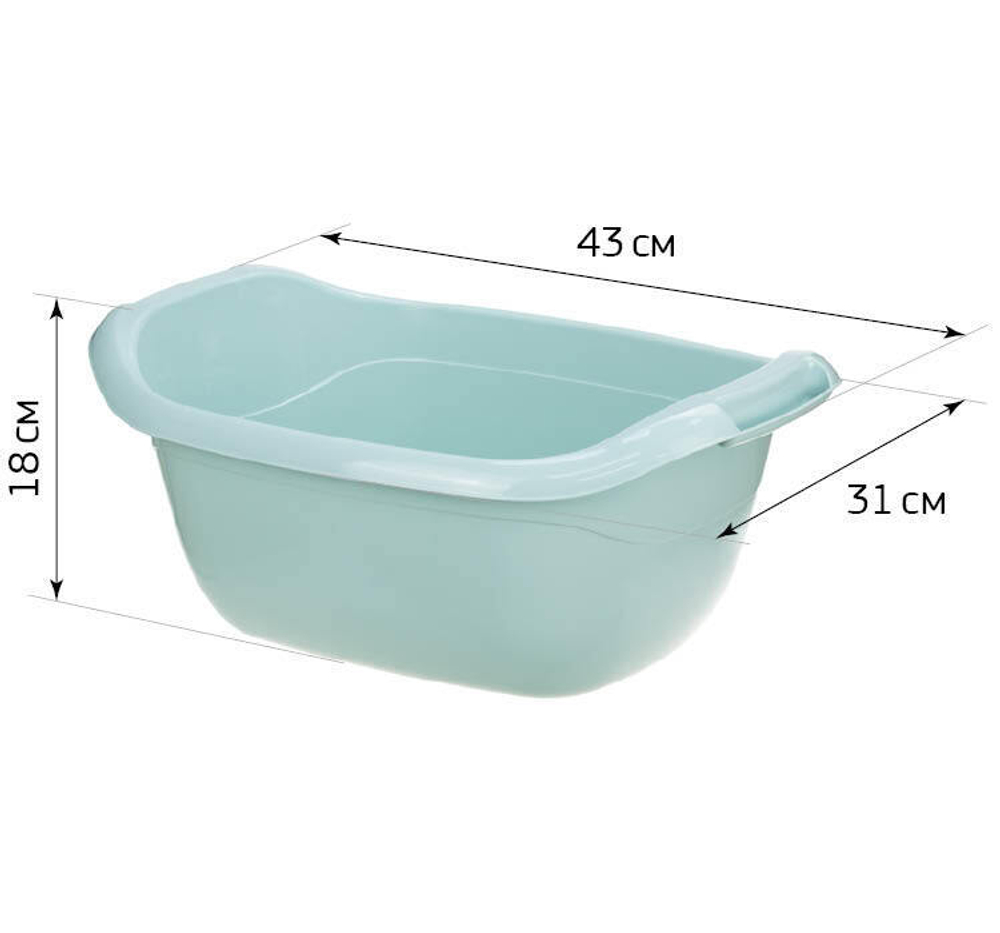 Таз овальный 10л М2544