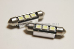 Светодиодная лампа C5W-5050-3SMD-39ММ CANBUS, 1шт