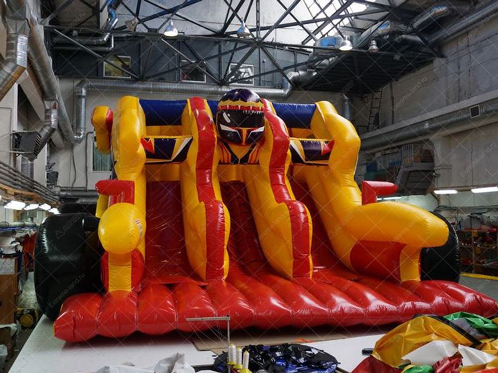 Батут-горка "Формула 1"