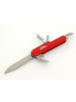 Нож туристический многофункциональный " Красный" 8 в 1