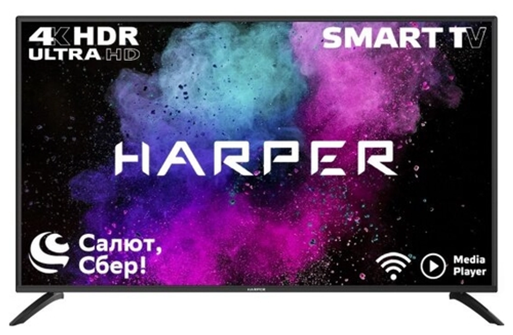 Телевизор Harper ЖК 58"; 58U710TS черный