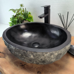 Раковина из андезита Erozy Black EA-62770 51*40*14 114