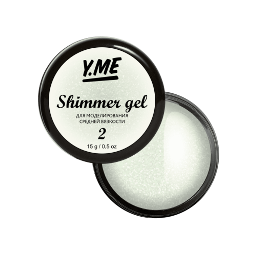 Y.me Гель Shimmer gel 02, 15г
