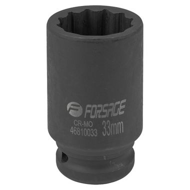 Головка ударная глубокая 3/4'', 33мм (12гр.) Forsage F-46810033