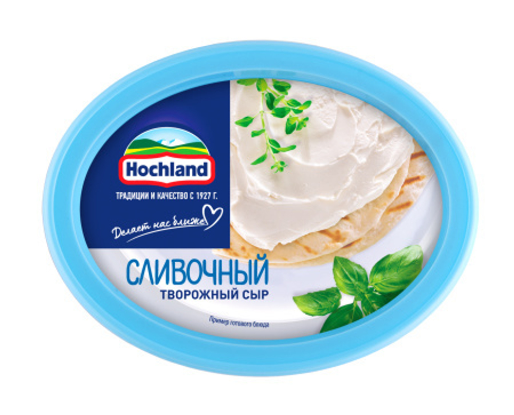 Хохланд Сыр творожный  сливочный 140г