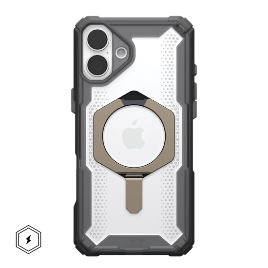 UAG Plasma XTE with MagSafe Series Case for Apple iPhone 16 Plus Ash/Titanium (Прозрачный)