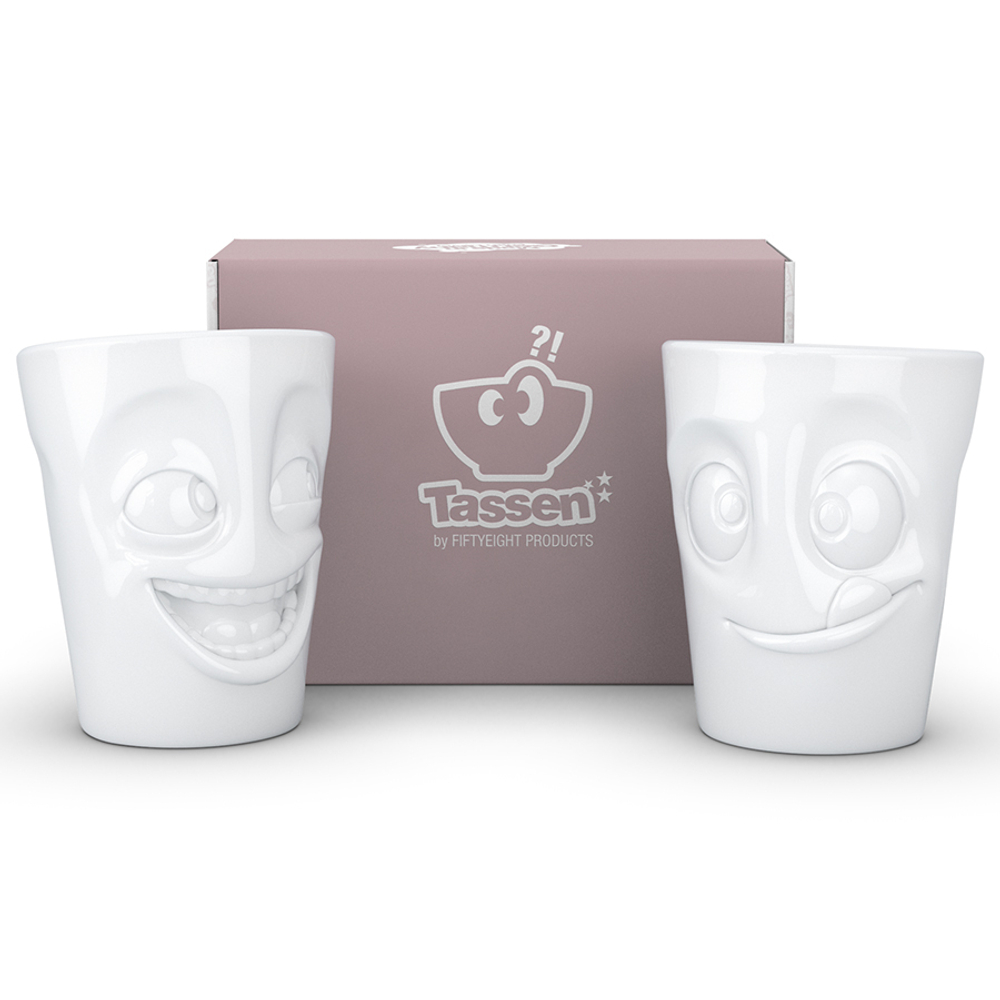 Набор кружек tassen joking & tasty, 2 шт, 350 мл, белый