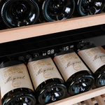 Винный шкаф двухзонный Meyvel MV77PRO-KBT2 (Итальянский орех)