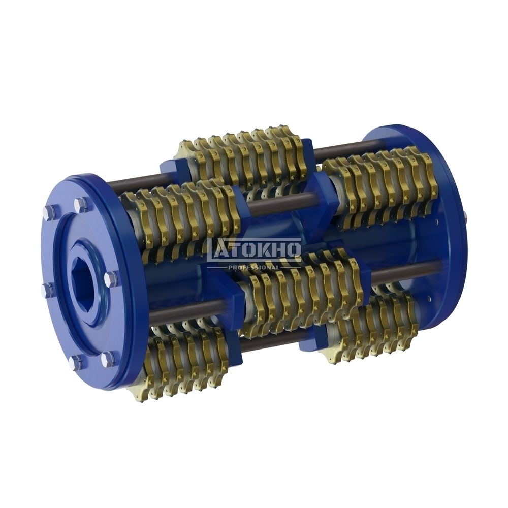 LATOKHO DSC 250-6 (Россия) Фрезеровальный барабан (фреза) с шестигранными ножами, шестиосный