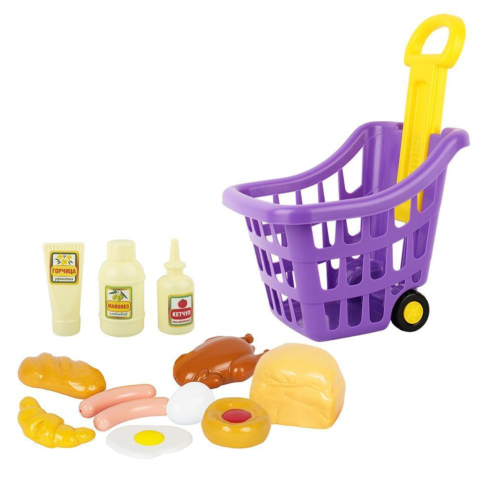 Корзина для супермаркета с продуктами 13 пр. (Совтехстром)