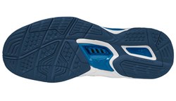 Мужские кроссовки для бадминтона/сквоша Mizuno Wave Phantom 3 - белый/темный деним/голубая яшма