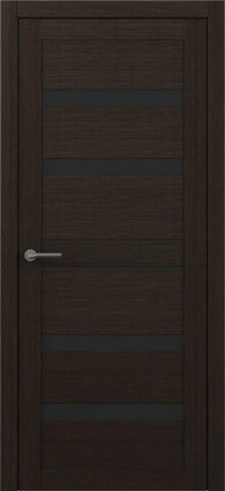 Межкомнатные двери T-12, EcoTex, Лиственница тёмная