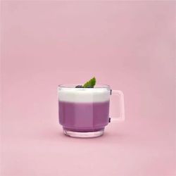 Кружка 440 мл прозрачная "Stack Noir Caffe Premio" d 9,8 см h9,5 см стекло Ocean [6]