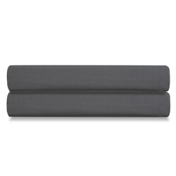 Простыня 180х270 Tkano Wild сатин темно-серый