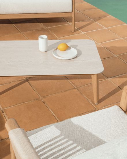 Комплект садовой мебели Sirte из алюминия с отделкой под дерево