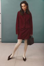 Jacket JACQUELINE cherry color