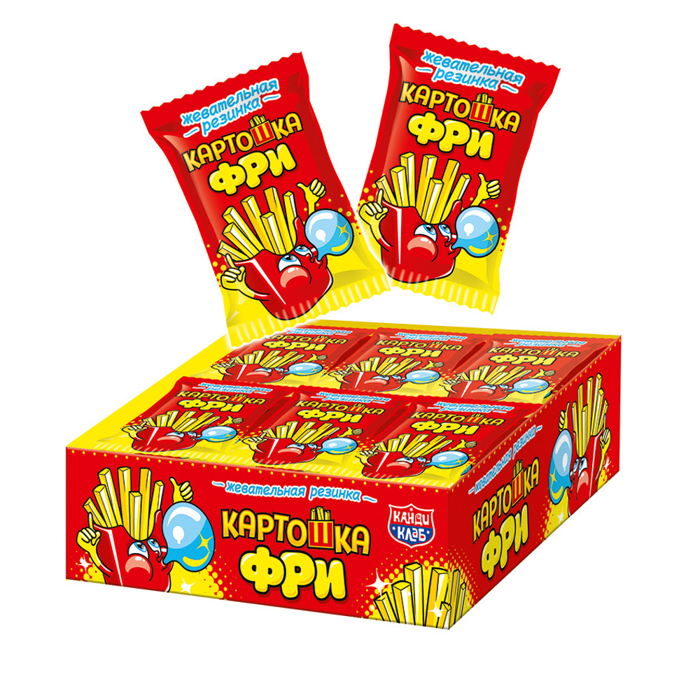 Жев. рез. "Gum Fries" (КК) картошка фри 12*24ш15г