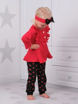 Летний костюм для девочки нарядный