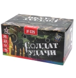 Батарея салютов Солдат удачи (JF CV15-90) от Joker Fireworks, 90 залпов, 16 мм