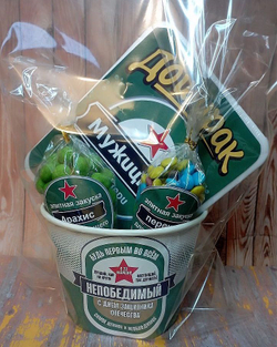 Подарочный мужской набор, шуточный, Настоящему мужчине